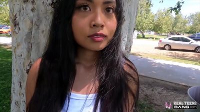 Real Teens Chesty Asian Luna Mills Does Her First Porn Casting