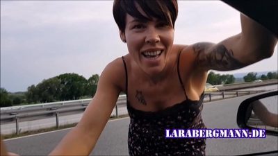 Lara Bergmann – Hot German Milf Fucked On The Street Deutsch Porn