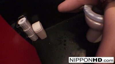 Nippon Hd – Japanese Model Masturbates In A Public Restroom