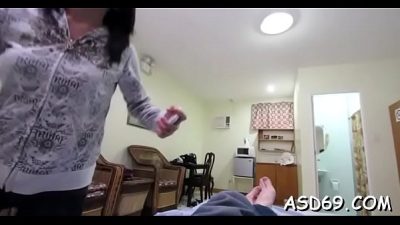 Cock Starved Little Beauty Cannot Stop Riding This Hot Shlong