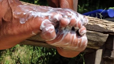 Joss Lescaf – Close Up Of Black Foot For The True Fetish Of Feet My Gays Fan Request