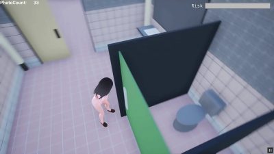 Naked Risk 3d Hentai Game Pornplay Exhibition Simulation In Public Building