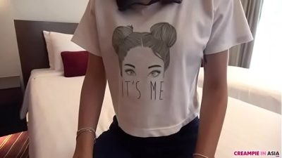 Creampie In Asia – A Lot Of Sperm Spilled Out From Her Pussy