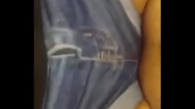 Fucking Through Denim Shorts