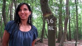 Nude In France – Bettina Kox – Georgous Amateur Exhib Milf Gets Rendez Vous In A Wood Before Anal Sex At Home