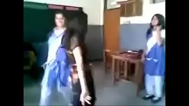 Pakistani Girl Dance In Front Of Boys In Classroom